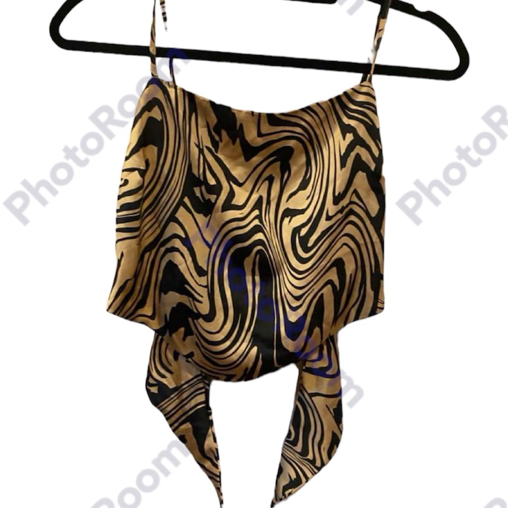 NWOT Estradivarius Elastic Back with Tie Size Small